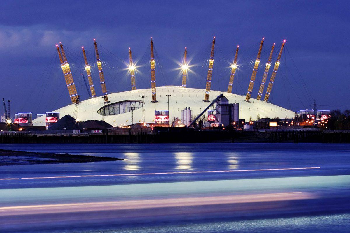 The O2 Arena was designed by Richard Rogers and opened on 1 January 2000 as the Millennium Dome, London, UK - © Zsolt Biczo / Shutterstock